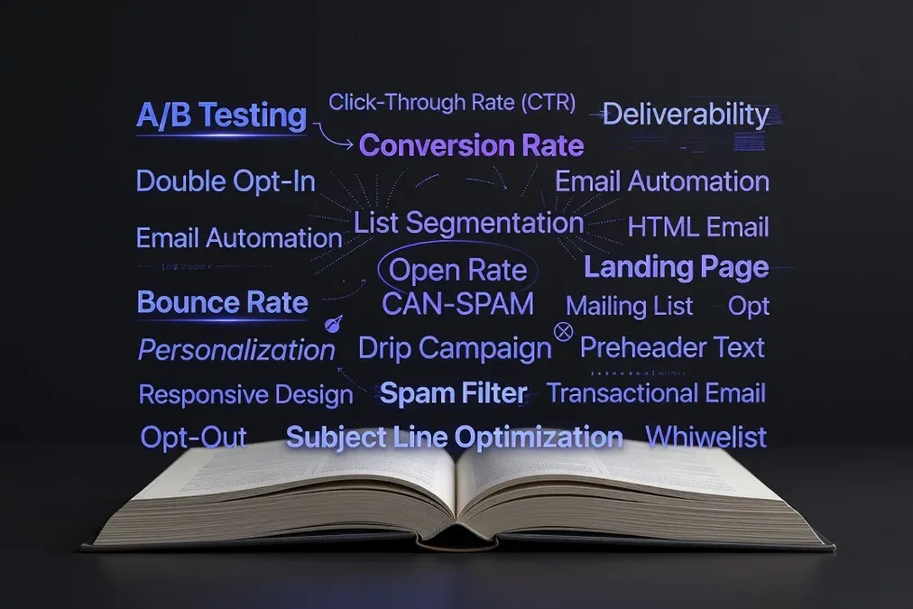 Lexique email marketing : les 50 termes essentiels pour maîtriser le vocabulaire